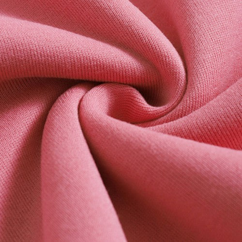 Women Solid Color Thick Round Neck Puff Sleeve Narrow Cuff Long Sleeve Pullover Sweatshirt