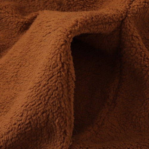 Women Full-Zip Thermal Hooded Solid Long Sleeve Warm Sweatshirts