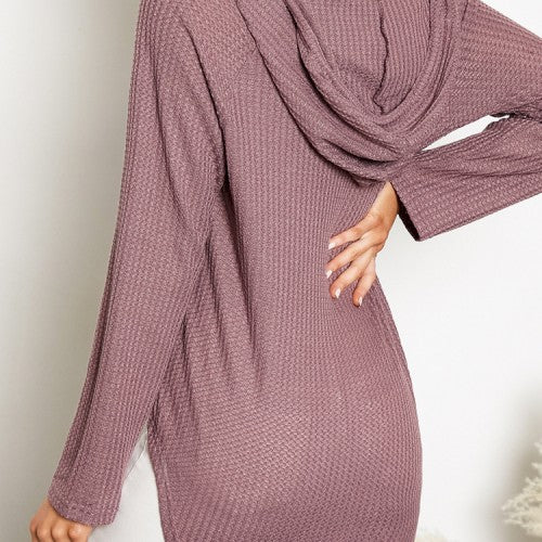 Women Solid Hood V-Neck Drawstring Vein Long Sleeve Hooded Sweatshirts