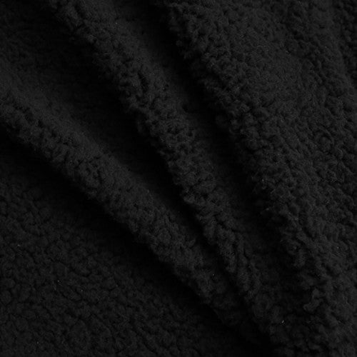 Casual Patchwork Pocket Wool Plush Comfortable Sweatshirt for Women