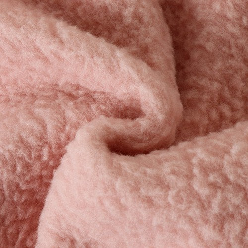 Cartoon Print Stitching Hem Teddy Round Neck Casual Cute Sweatshirt